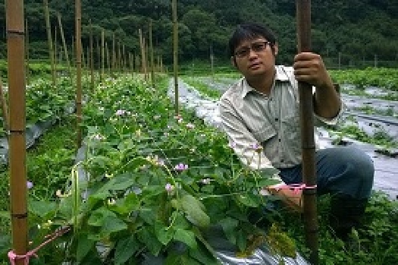 新竹縣尖石鄉那羅部落有機蔬菜的推手