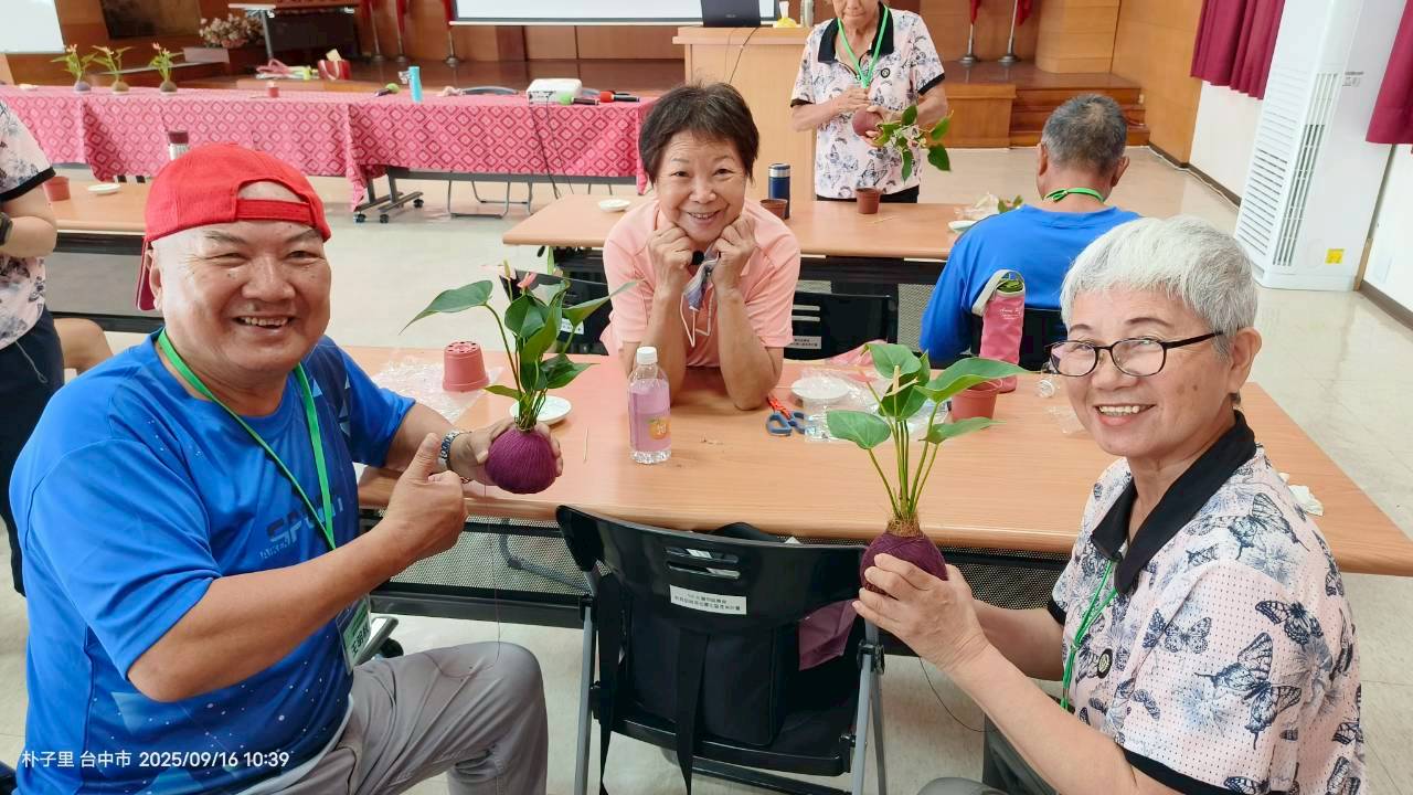 苔球花藝製作（李老師）+綠照課練舞-1