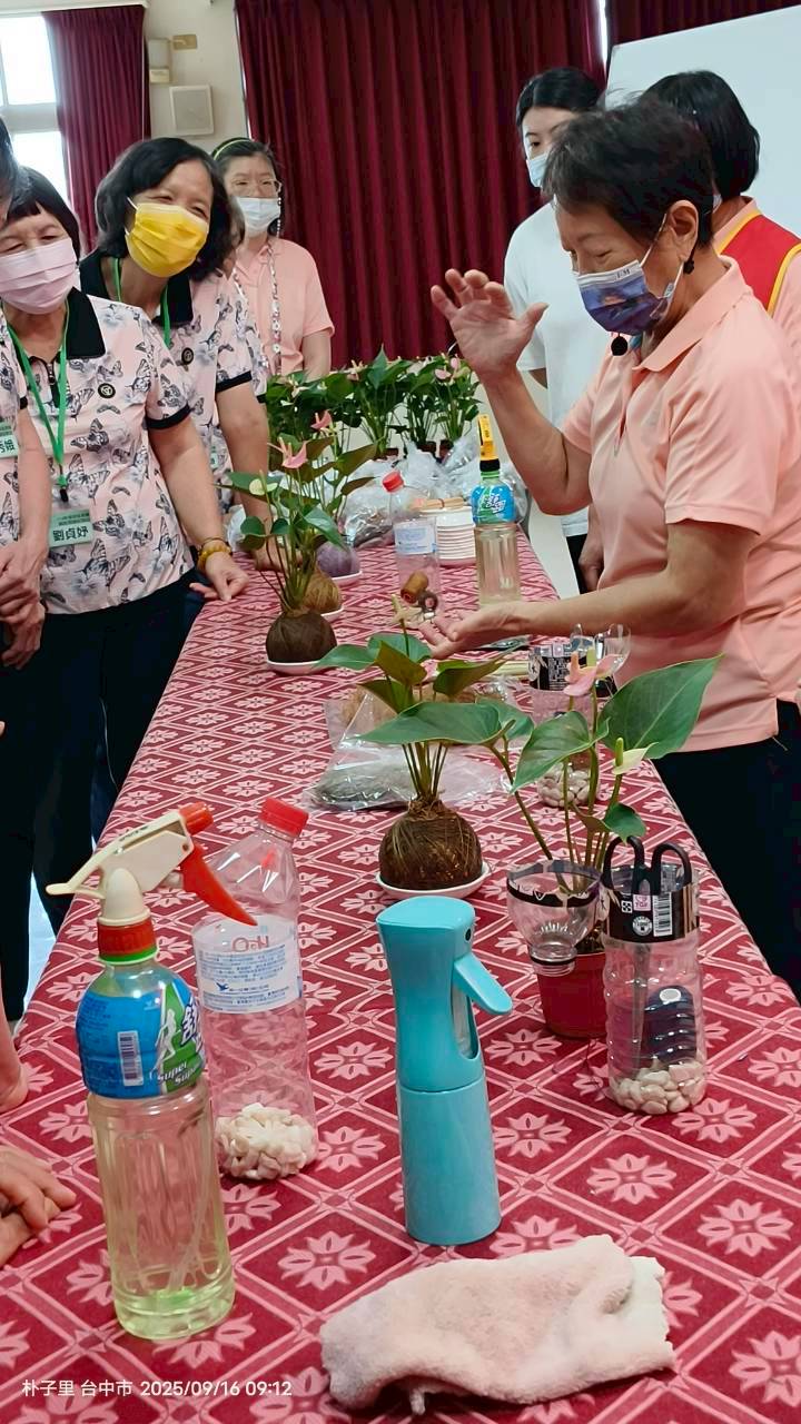 苔球花藝製作（李老師）+綠照課練舞-2