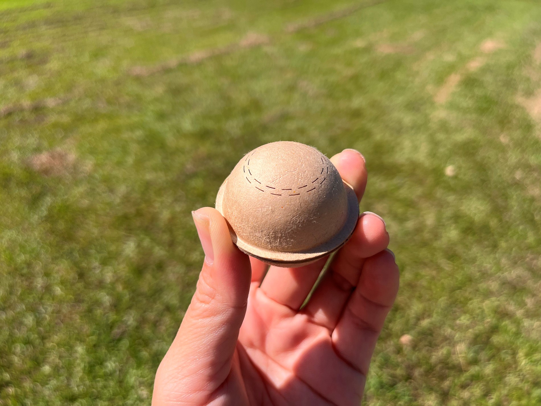 寄生蜂球具有特殊狹縫設計